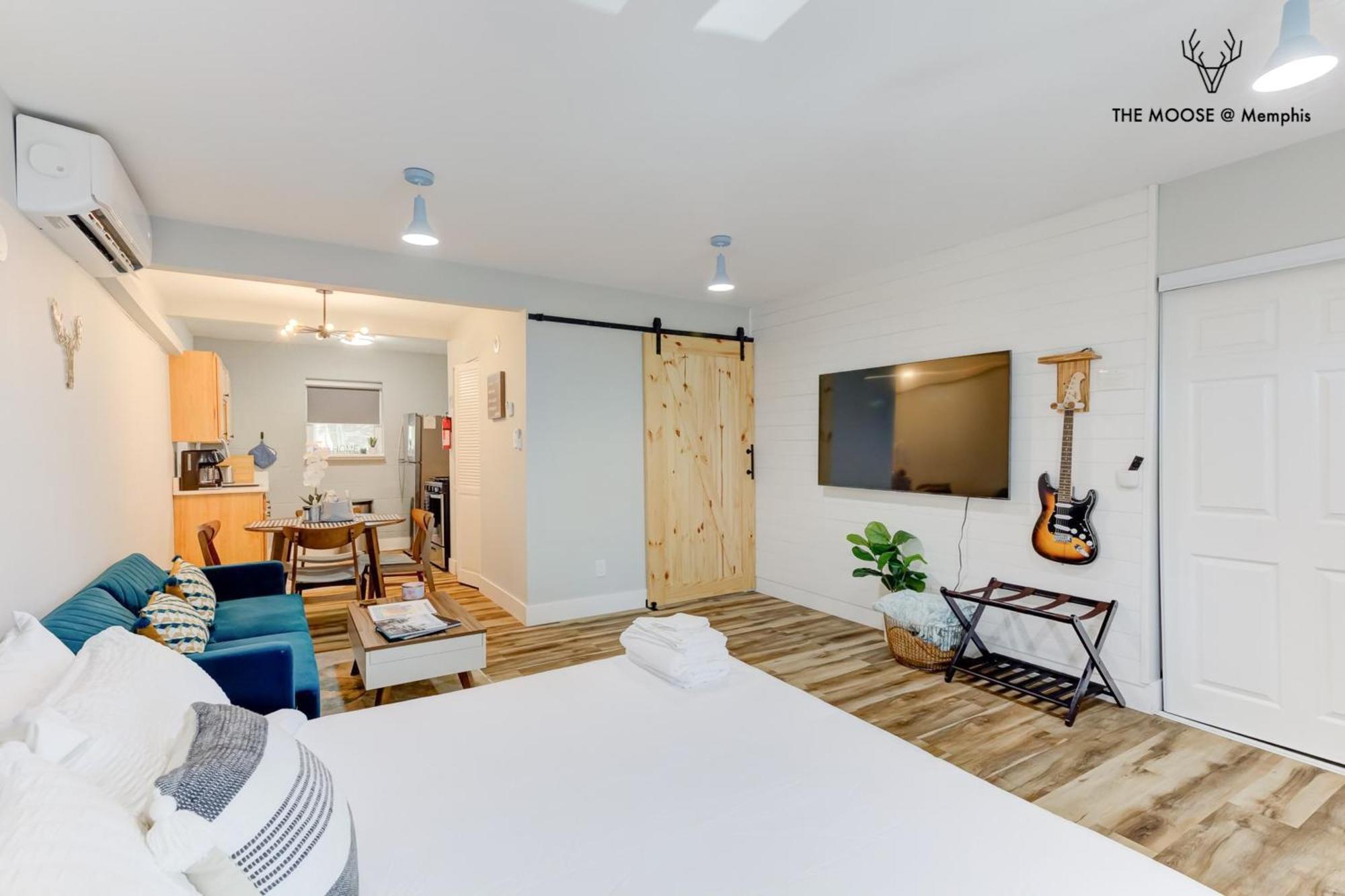 The Moose #11 - Luxe Modern Loft With King Bed, Free Parking & Wi-Fi Appartement Memphis Buitenkant foto