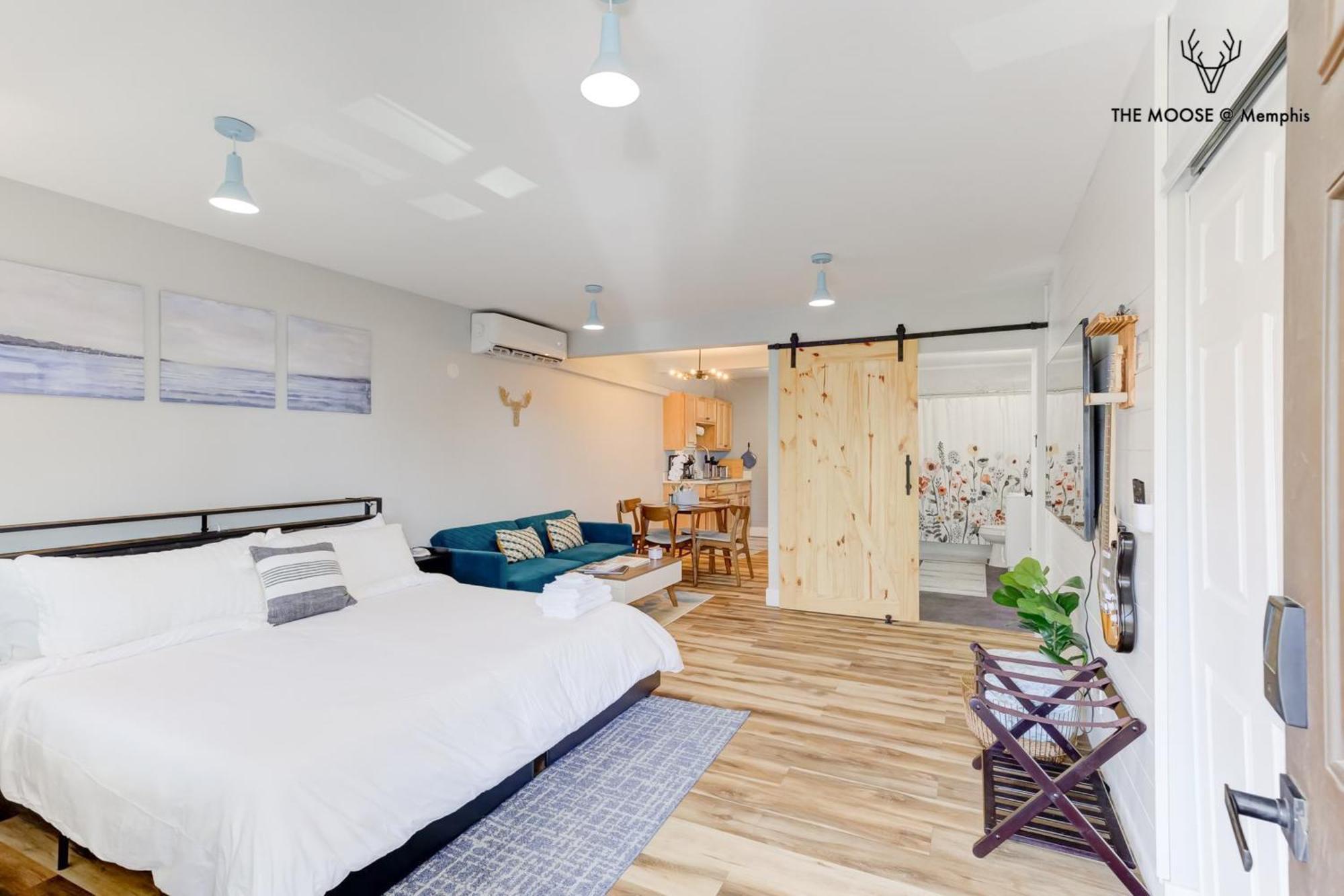 The Moose #11 - Luxe Modern Loft With King Bed, Free Parking & Wi-Fi Appartement Memphis Buitenkant foto