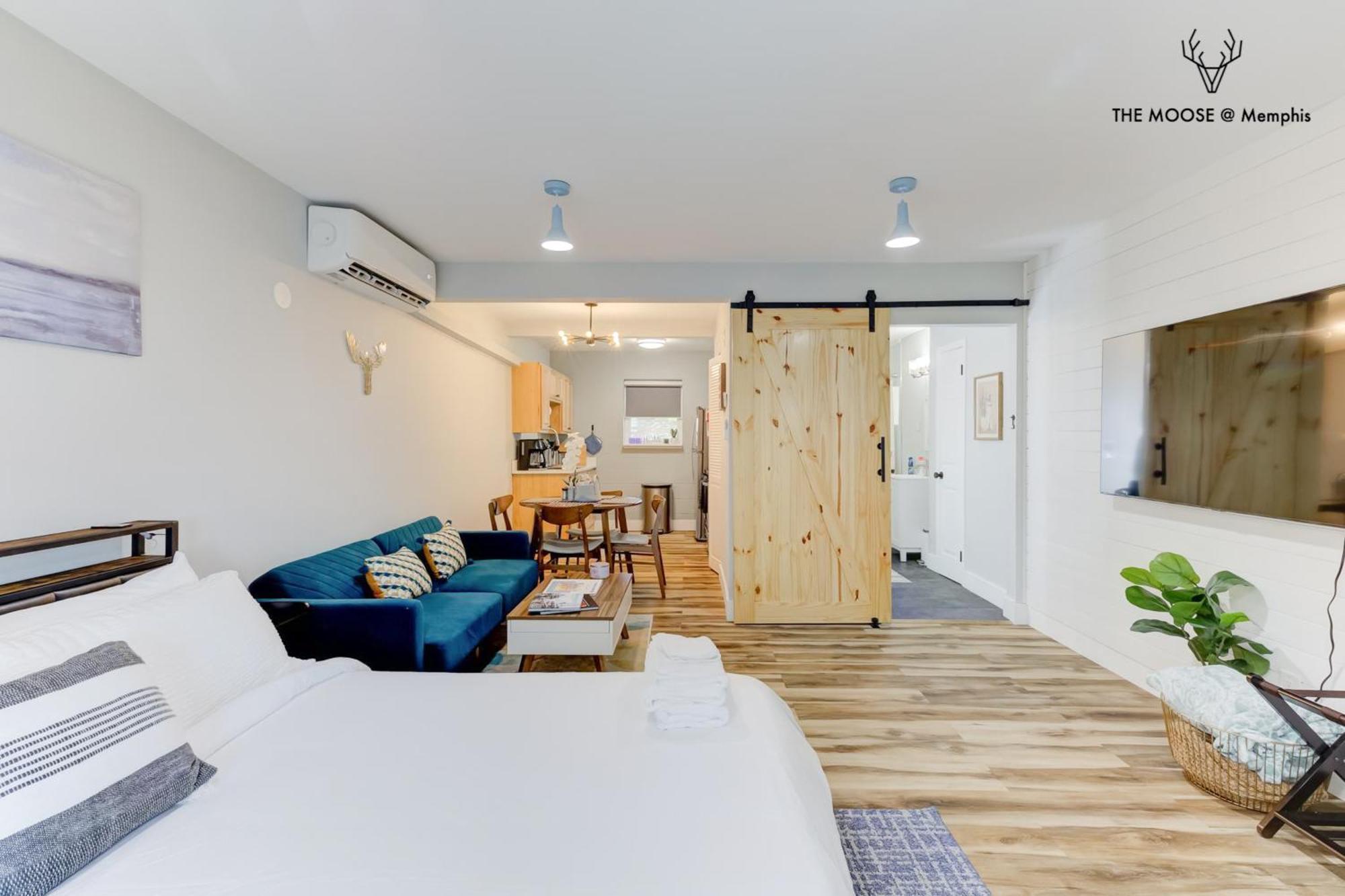 The Moose #11 - Luxe Modern Loft With King Bed, Free Parking & Wi-Fi Appartement Memphis Buitenkant foto