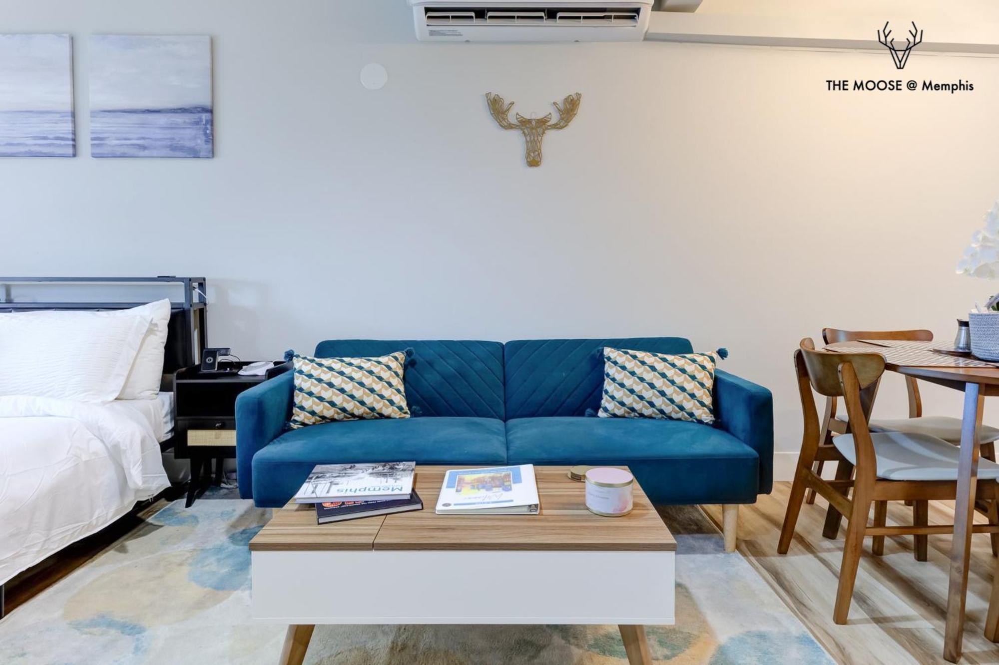 The Moose #11 - Luxe Modern Loft With King Bed, Free Parking & Wi-Fi Appartement Memphis Buitenkant foto
