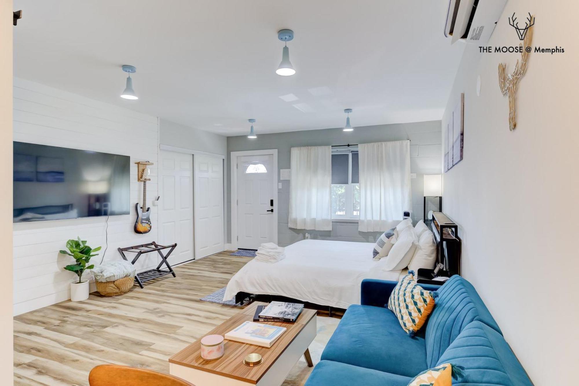 The Moose #11 - Luxe Modern Loft With King Bed, Free Parking & Wi-Fi Appartement Memphis Buitenkant foto