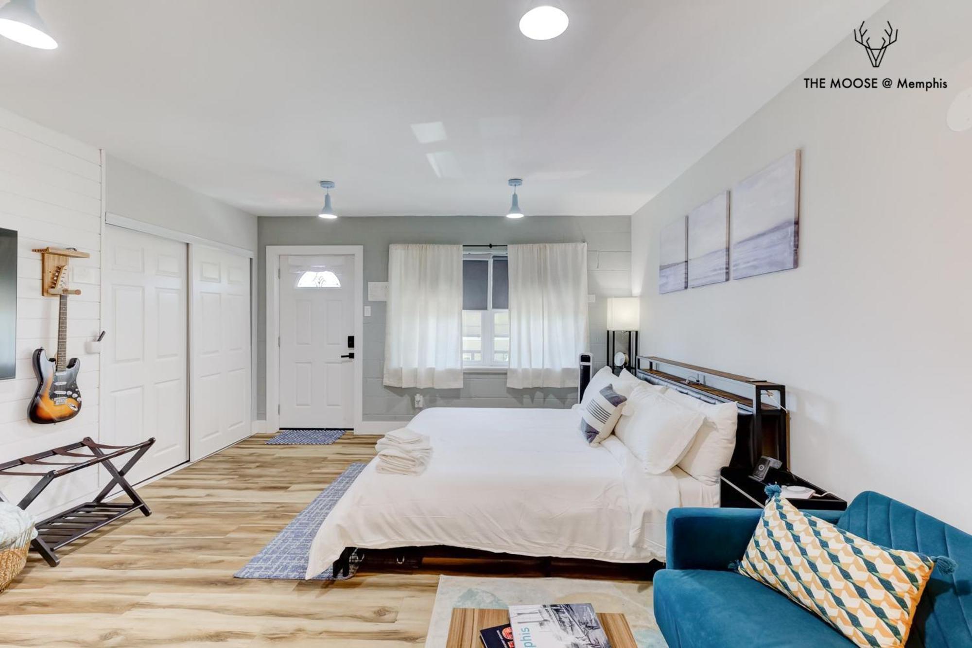 The Moose #11 - Luxe Modern Loft With King Bed, Free Parking & Wi-Fi Appartement Memphis Buitenkant foto