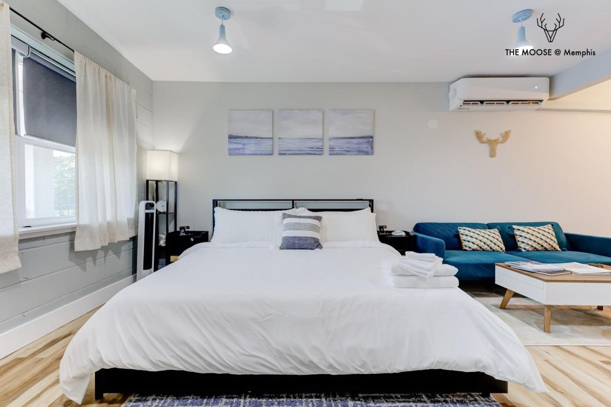 The Moose #11 - Luxe Modern Loft With King Bed, Free Parking & Wi-Fi Appartement Memphis Buitenkant foto