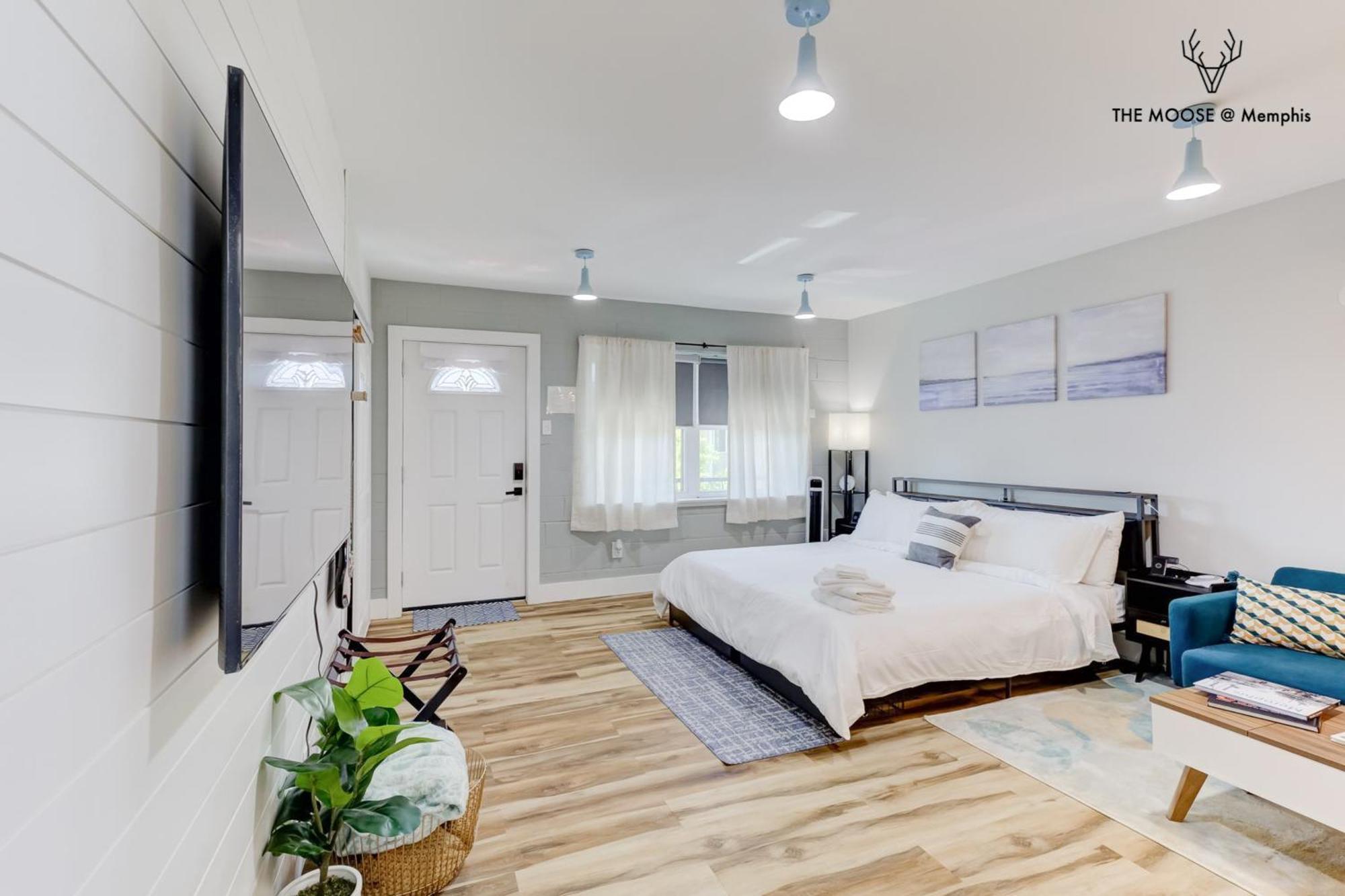 The Moose #11 - Luxe Modern Loft With King Bed, Free Parking & Wi-Fi Appartement Memphis Buitenkant foto